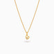 Gold Plated Sparkling AD Chain & Pendant