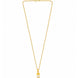 Gold Plated Owl Chain Pendant