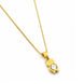 Gold Plated Owl Chain Pendant