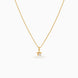 Gold Plated Shimmering AD Chain & Pendant