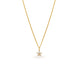 Gold Plated Floral Ad Chain & Pendant