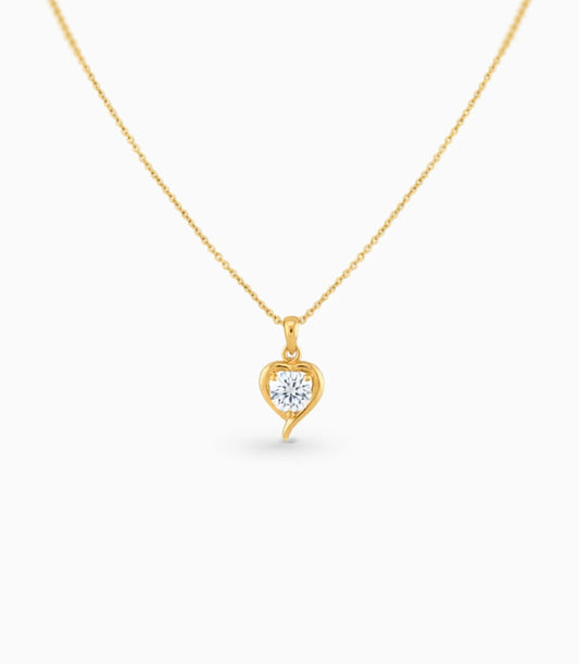 Gold Plated Designer AD Chain & Pendant