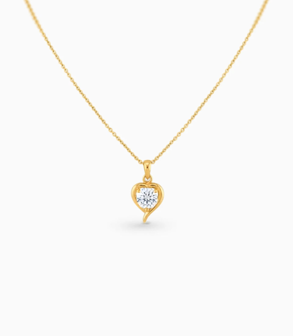 Gold Plated Designer AD Chain & Pendant