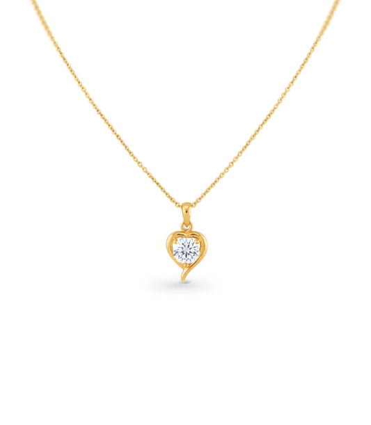 Gold Plated Designer AD Chain & Pendant