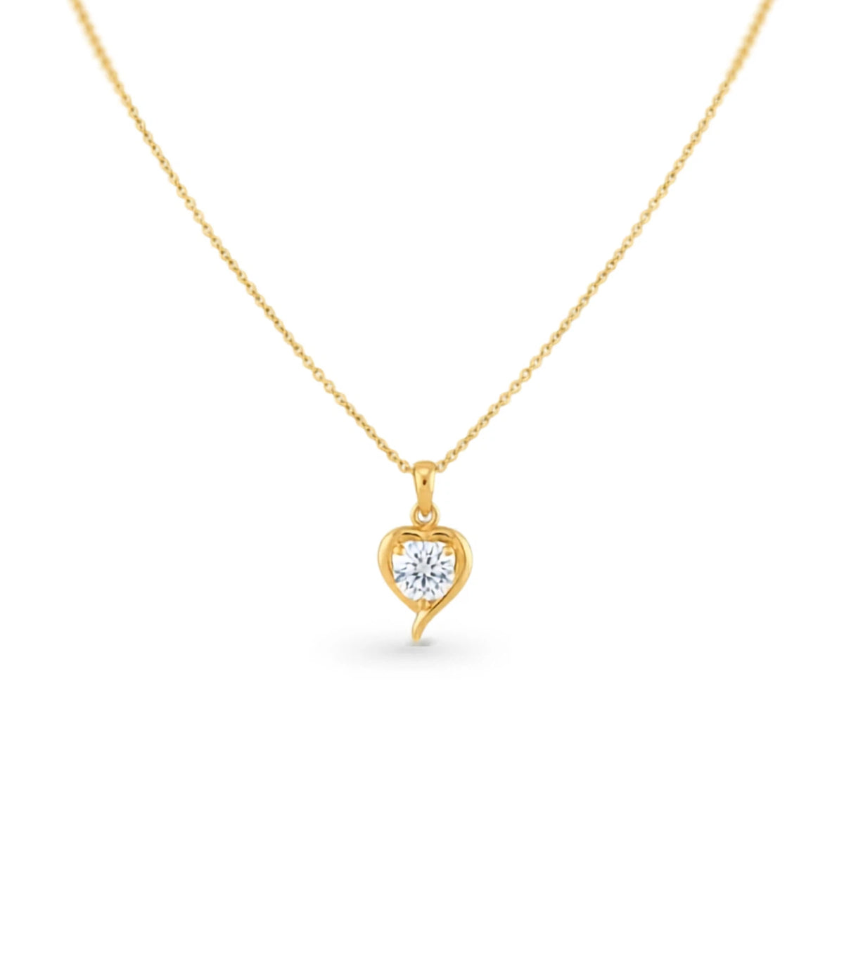 Gold Plated Designer AD Chain & Pendant