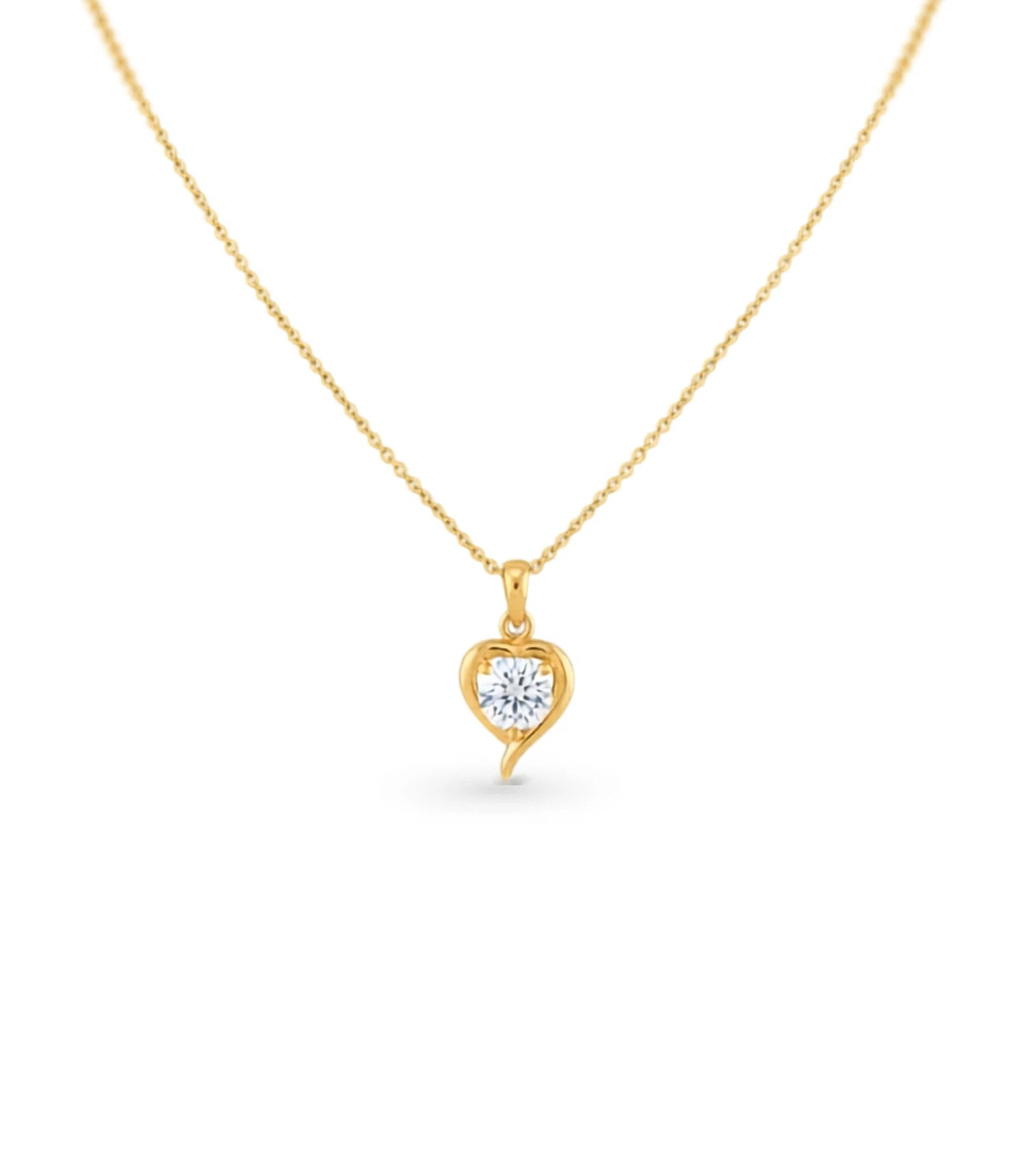 Gold Plated Designer AD Chain & Pendant