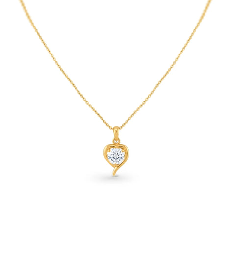 Gold Plated Designer AD Chain & Pendant