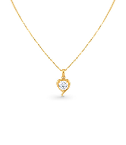 Gold Plated Designer AD Chain & Pendant