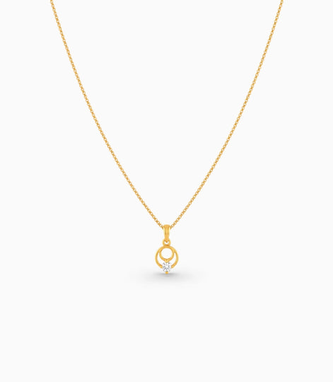Gold Plated Versatile AD Chain & Pendant