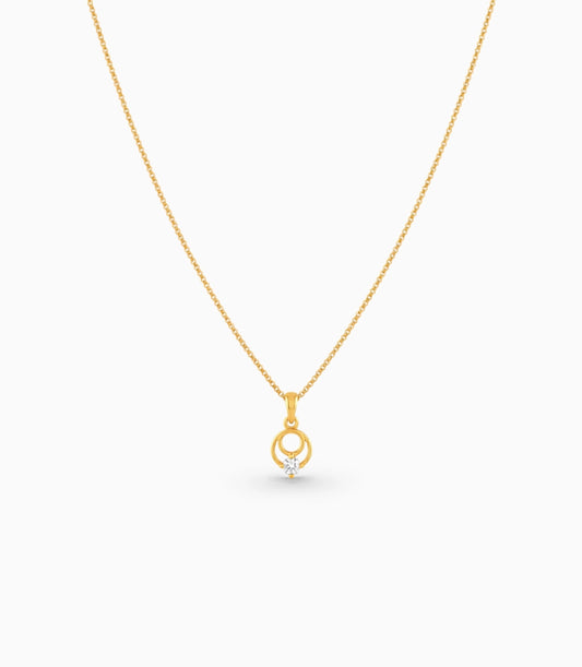 Gold Plated Versatile AD Chain & Pendant