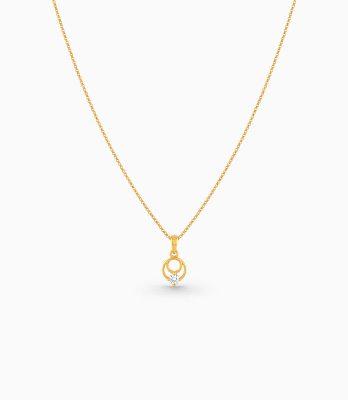 Gold Plated Versatile AD Chain & Pendant