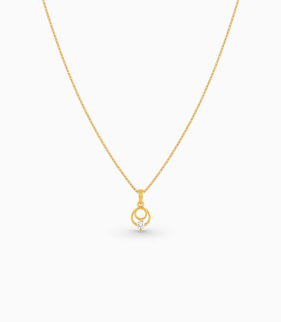 Gold Plated Versatile AD Chain & Pendant