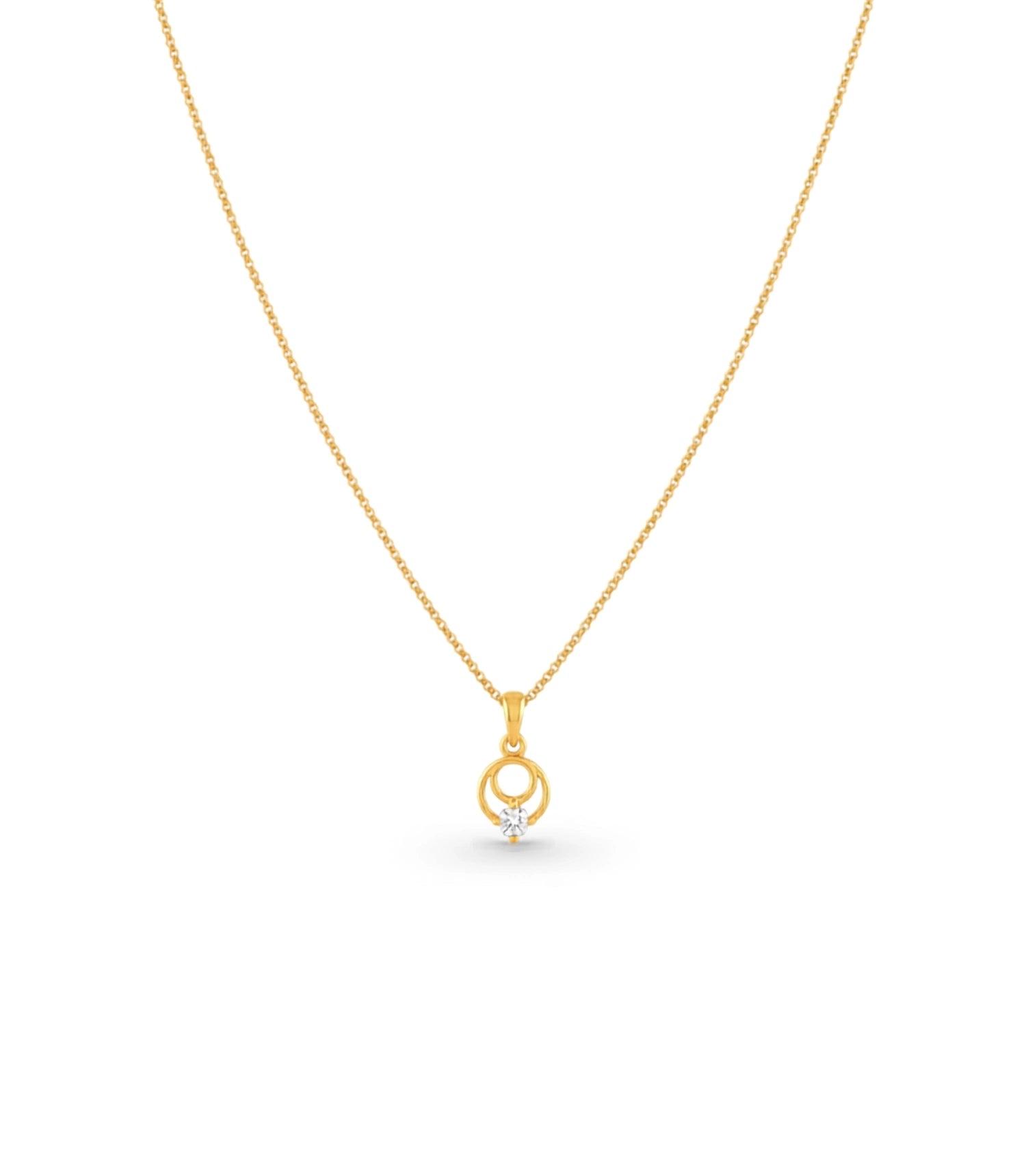 Gold Plated Versatile AD Chain & Pendant