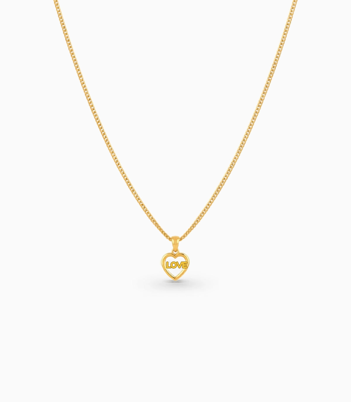 Gold Plated Casual AD Chain & Pendant