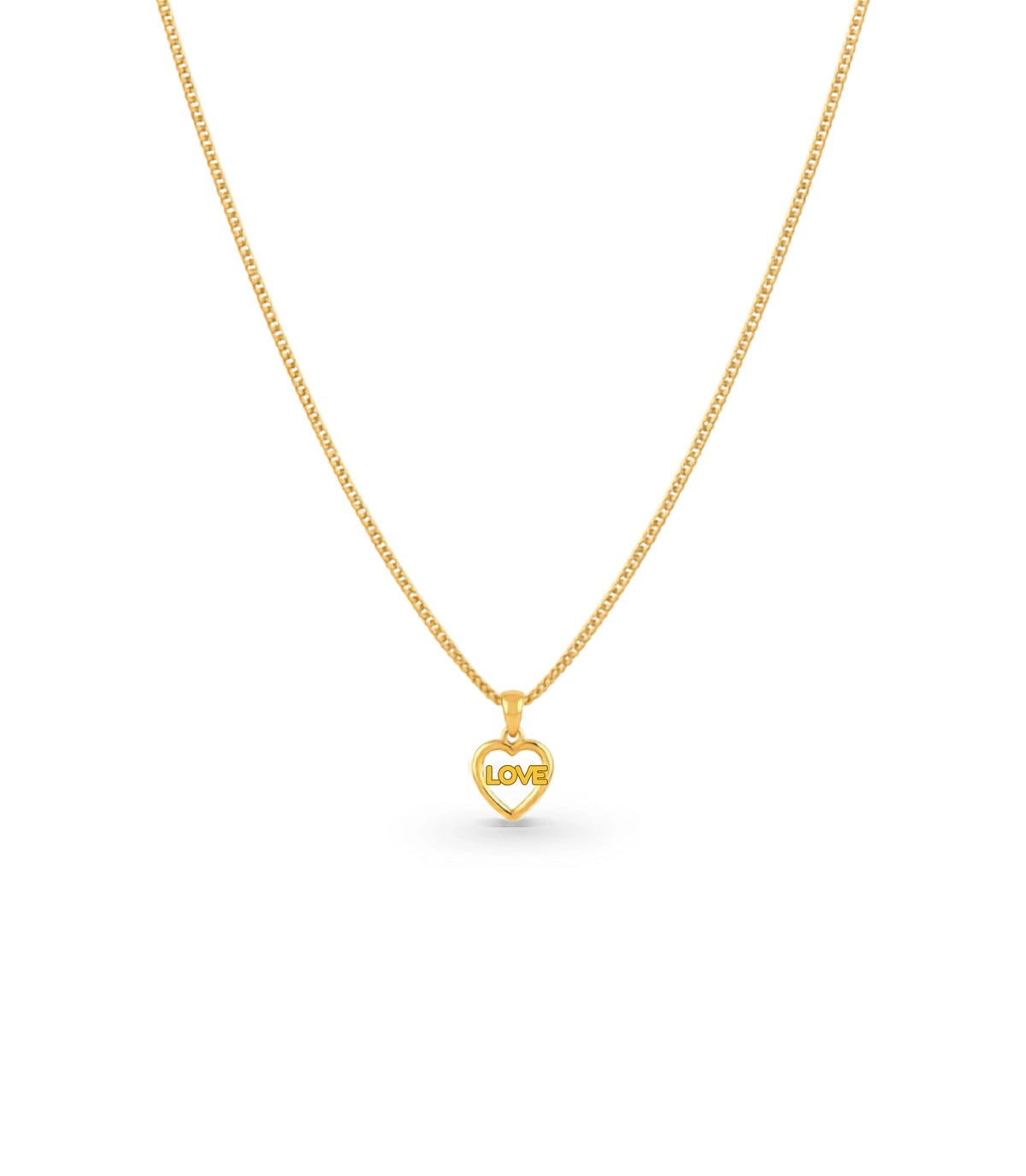 Gold Plated Casual AD Chain & Pendant