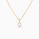 Gold Plated AD Ring Chain & Pendant