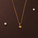 Gold Plated Lightweight Chain & Pendant
