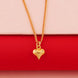 Gold Plated Lightweight Chain & Pendant