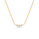 Gold Plated Three Star Chain & Pendant