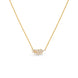 Gold Plated Nature Inspired Chain & Pendant