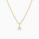 Gold Plated AD Five-Point Star Pendant Chain