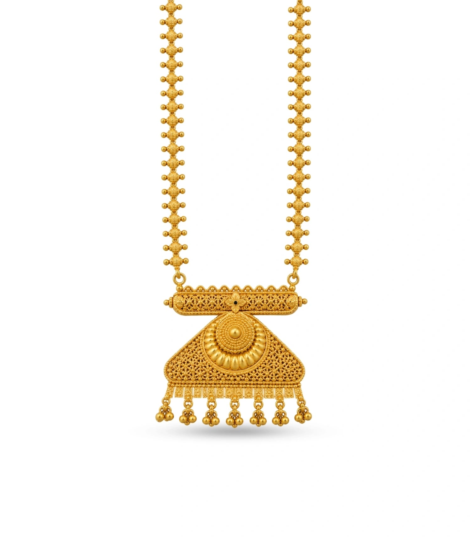 Gold Plated Intricate Detail Chain & Pendant