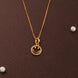 Gold Plated Smiley AD Chain & Pendant