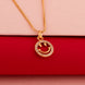 Gold Plated Smiley AD Chain & Pendant