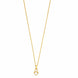 Gold Plated Teddy Bear Pearl Chain Pendant