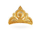Gold Plated Peocock Inspired Crown