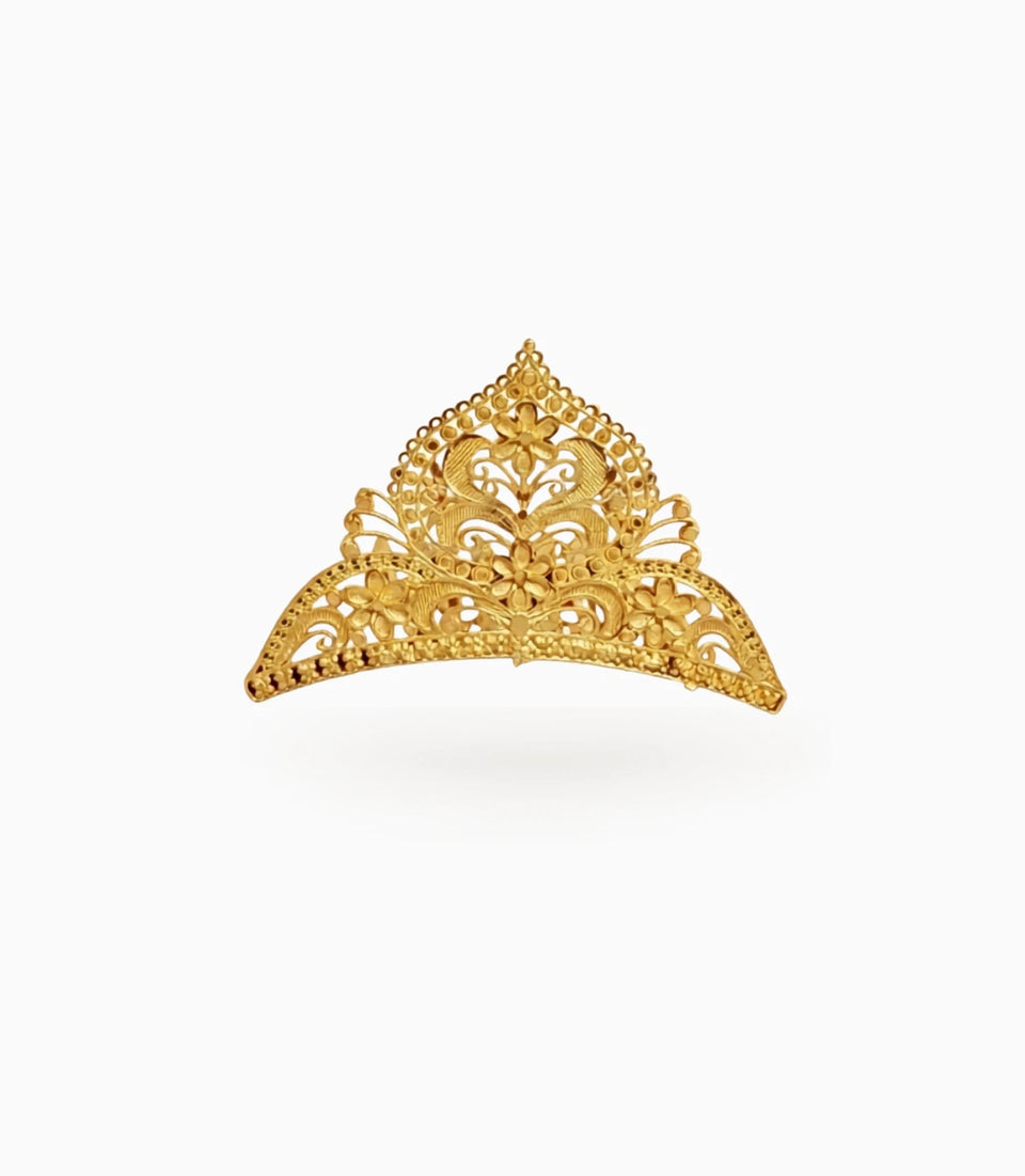 Gold Plated Multi-Floral Vine Crown