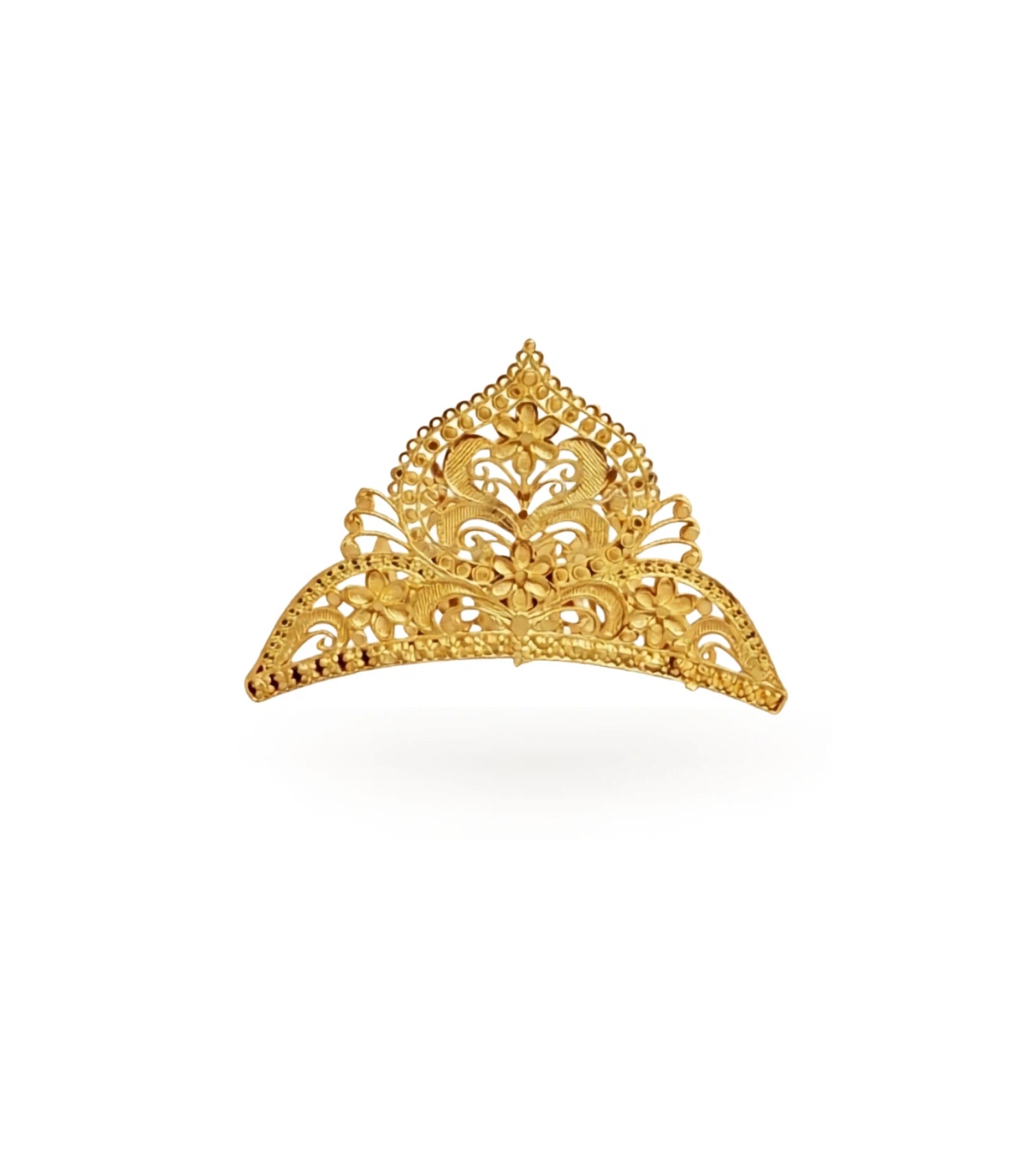 Gold Plated Multi-Floral Vine Crown