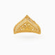 Gold Plated Pyramidal Multi-Floral Crown