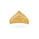 Gold Plated Pyramidal Multi-Floral Crown