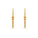 Gold Plated Ethnic Long Dangler Earrings