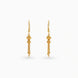 Gold Plated Hook Dangler Earrings