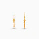 Gold Plated Cascade Dangler Earrings