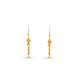 Gold Plated Cascade Dangler Earrings
