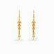 Gold Plated Shiny Dangler Earrings
