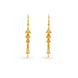 Gold Plated Shiny Dangler Earrings