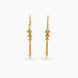 Gold Plated Elegant Dangler Earrings