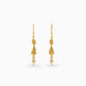 Gold Plated Evergreen Dangler Earrings