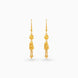 Gold Plated Artistic Dangler Earrings