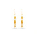 Gold Plated Artistic Dangler Earrings