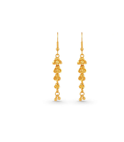 Gold Plated Designer Dangler Earrings
