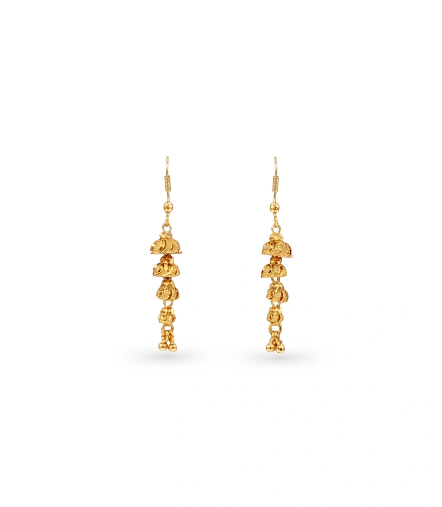 Gold Plated Glamorous Dangler Earrings