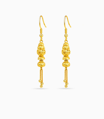 Gold Plated Versatile Dangler Earrings