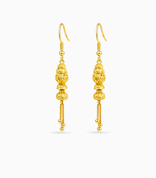 Gold Plated Versatile Dangler Earrings