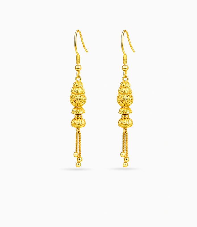 Gold Plated Versatile Dangler Earrings