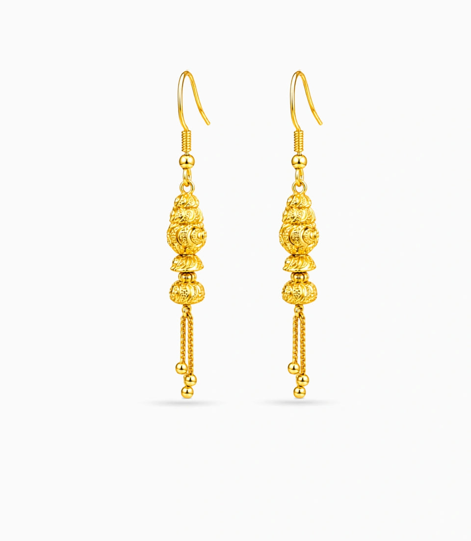 Gold Plated Versatile Dangler Earrings